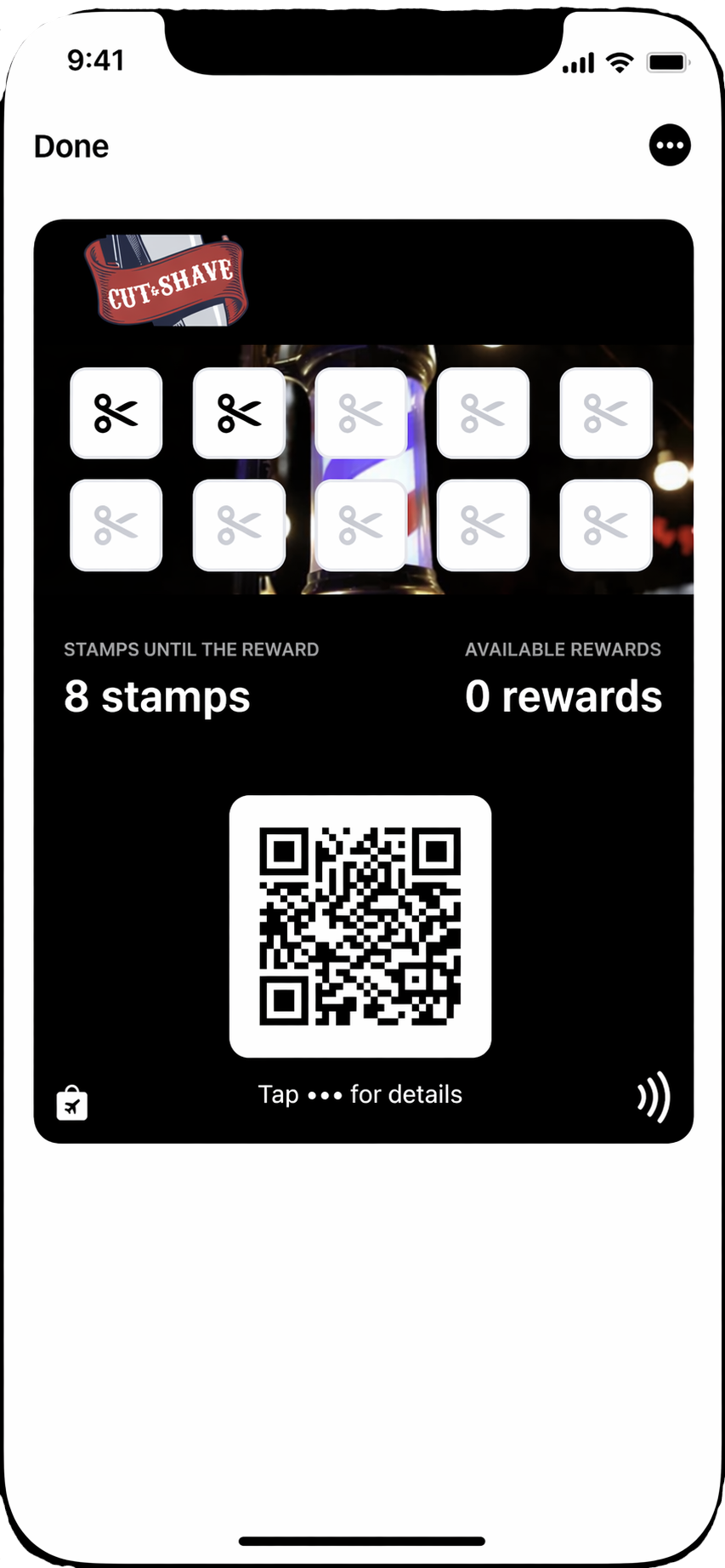 Apple Wallet preview on phone